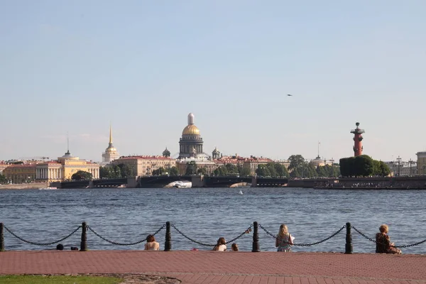 Centrum Van Sint Petersburg Sint Isaak Kathedraal — Stockfoto