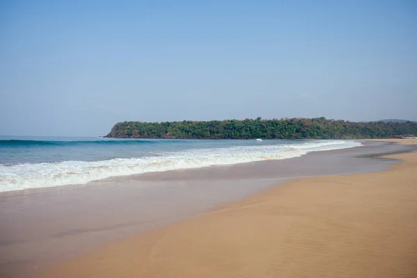 Praia de Cola Colva no paraíso Goa copyspase — Fotografia de Stock