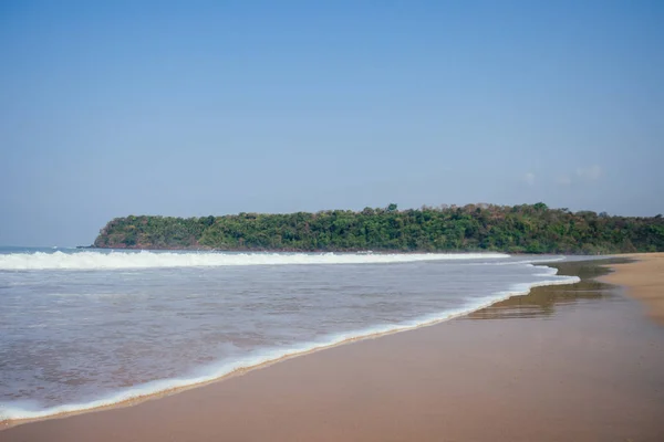 Cola colva strand im paradies goa copyspase — Stockfoto