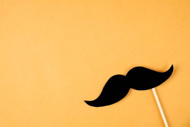 Movember kavramı. Yıllık olay içeren bıyığını büyüyen ve erkek sağlığı sorunları ve prostat kanseri bilincini artırmak için Kasım ayında sırasında sakal. Arka plan, yakın çekim, uzay, düz yatıyordu kopya