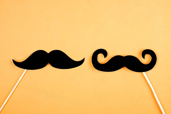 Concept Movember Événement Annuel Impliquant Croissance Moustache Barbe Cours Mois — Photo