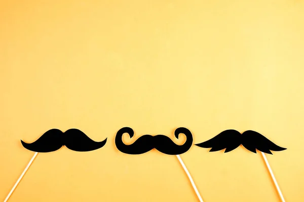 Concept Movember Événement Annuel Impliquant Croissance Moustache Barbe Cours Mois — Photo