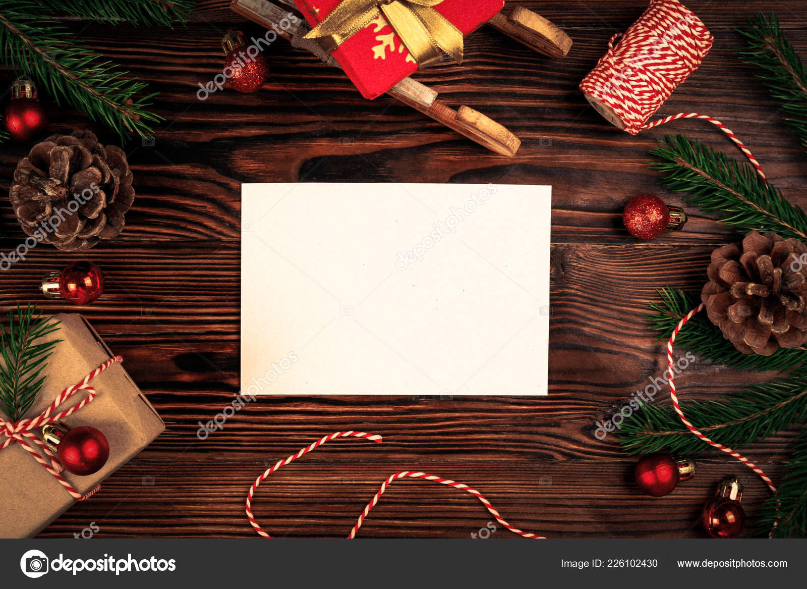Carta Conceito Papai Noel Vista Superior Composição Com Presentes Natal — Fotografias de Stock © evrmmnt #226102430 Carta Conceito Papai Noel Vista Superior Composição Com Presentes Natal — Fotografias de Stock © evrmmnt #226102430