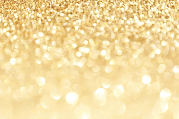 Goldener Glanz Glitzert Mit Bokeh Effekt Und Selektiver Fokussierung Festlicher — Stockfoto