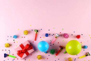 Kopya alanı ile Doğum günü partisi kiti.