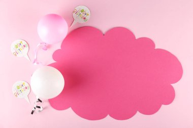 Kopya alanı ile Doğum günü partisi kiti.