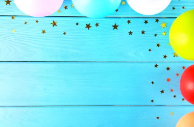 Kopya alanı ile Doğum günü partisi kiti.