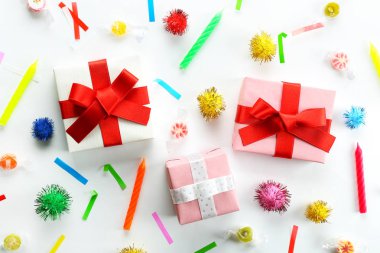 Kopya alanı ile Doğum günü partisi kiti.