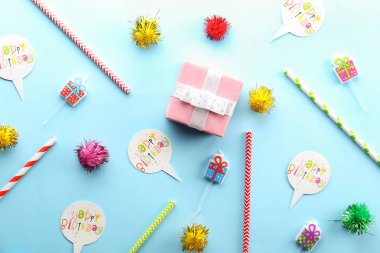 Kopya alanı ile Doğum günü partisi kiti.