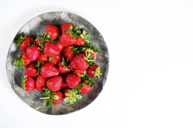 Çilek yakın kompozisyon.