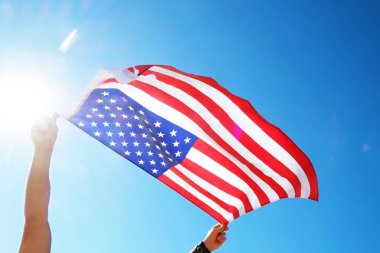 4 Temmuz Bağımsızlık Günü kutlama konsepti.