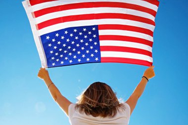 4 Temmuz Bağımsızlık Günü kutlama konsepti.