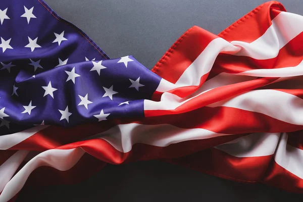 Antecedentes de vacaciones federales con la bandera nacional de EE.UU. . — Foto de Stock