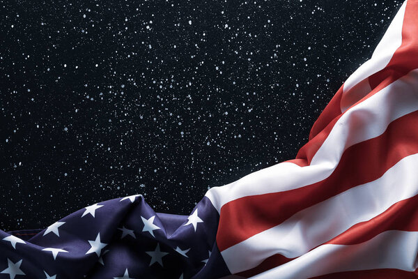 Federal holidays background with the USA national flag.