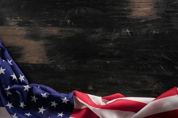 Fêtes fédérales fond avec le drapeau national des États-Unis . — Photo