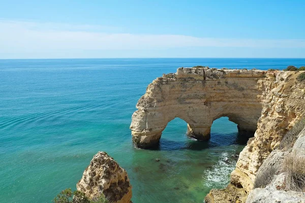 Portogallo spiaggia scenario panoramico . — Foto Stock