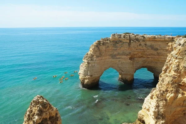 Portugal playa paisaje panorámico . — Foto de Stock