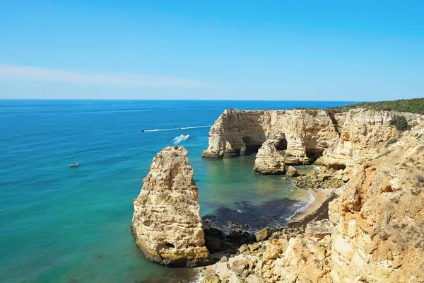 Portugalia plaża panoramiczne krajobrazy. — Zdjęcie stockowe