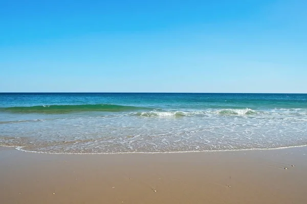 Portugal beach panoramische Landschaft. — Stockfoto