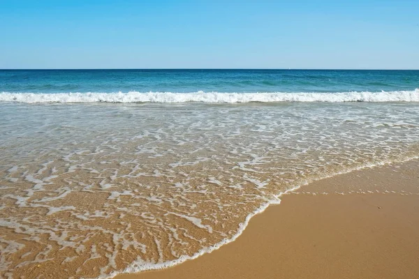 Portugal beach panoramische Landschaft. — Stockfoto