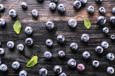 Hurda Organik Yaban mersini meyveleri.