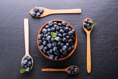 Hurda Organik Yaban mersini meyveleri.