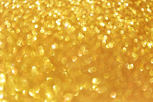 黄金の輝きは ボケ味の効果と Selectieve のフォーカスと光る お祭りの背景明るいゴールド ライト シャンパンの泡 クリスマス気分のコンセプトです コピー スペース — ストック写真