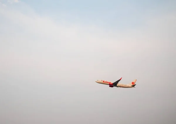 March 26,2019 Boeing 737 MAX 9 Thai Lion air landing at Chiang Mai international airport, Chiang mai, Thailand