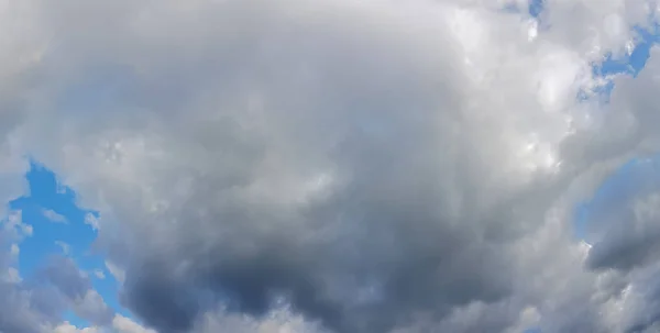 Moody Cloudy Sky Panoramic View — Stock Photo, Image