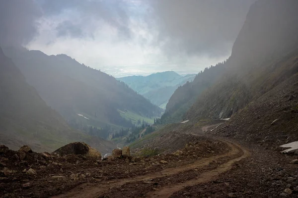 Mountain Mynjilki. Almaty mountains