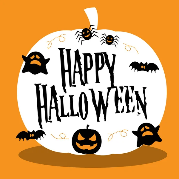 Happy Halloween Illustration Vector — Stock Vector