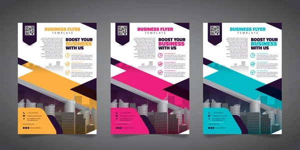 Business Broschüre Flyer Design Layout Vorlage Vektor Eps10 — Stockvektor