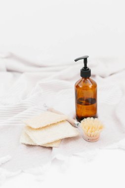 sıfır atık ev. sürdürülebilir yaşam tarzı kavramı. plastik ücretsiz öğeler. yeniden, azaltmak