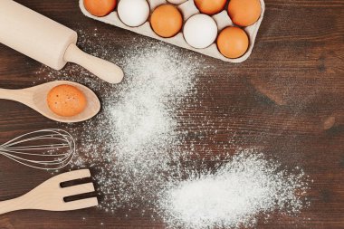 Ahşap Resepsiyon, yumurta, ahşap mutfak mutfak eşyaları un