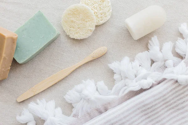 sürdürülebilir yaşam tarzı kavramı. Plastik ücretsiz güzellik gerekli. yeniden, azaltmak, çevre dostu ev