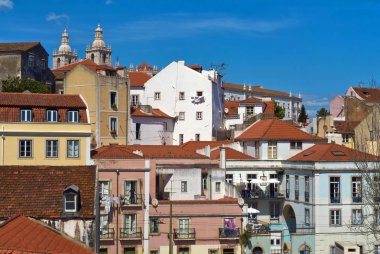 Yukarıdan bina Lizbon görüntülemek