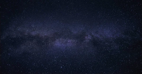 Astrofoto de uma galáxia Via Láctea vista da ilha de Chipre em outubro — Fotografia de Stock