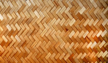 Dokuma Bambu Şeritler Desen Tam Kare Arka Plan