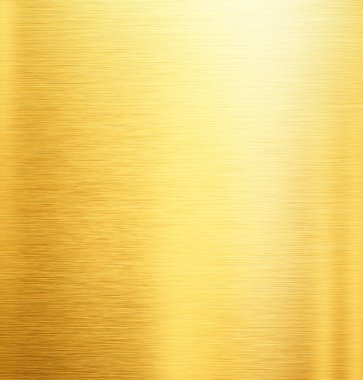 Altın metal desen arkaplan veya sarı çelik plaka yüzey