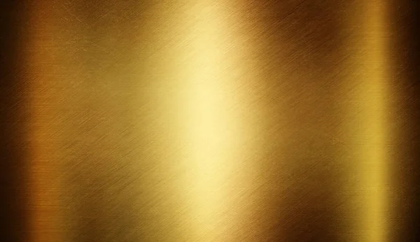 Textura Metal Dourado Fundo Superfície Chapa Aço Polido — Fotografia de Stock