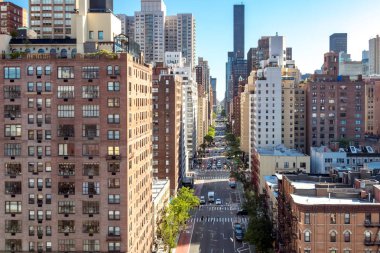New York City Renkli Skyline binaları