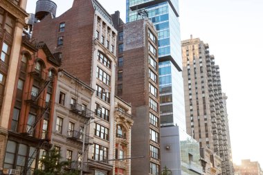 Manhattan New York City NYC 23rd Street boyunca tarihi binalar
