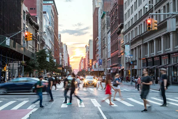 Nova Cidade Iorque Julho 2018 Interseção 23ª Rua Avenida Está — Fotografia de Stock