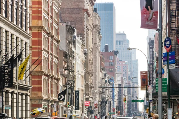 Nueva York City Circa 2018 Las Aceras Abarrotadas Broadway Prince — Foto de Stock