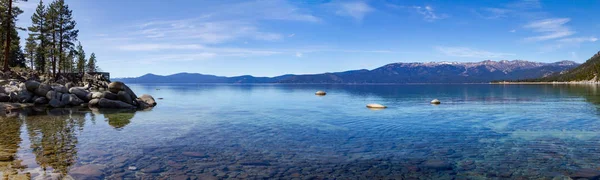 Lake Tahoe Panoramic Mountain Landscape Scene California — Stock Photo, Image