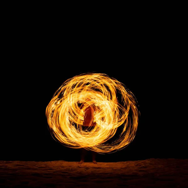 Fire show — Stock Photo, Image