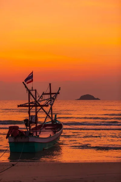 Rybí člun ve stylu nativního thajštiny — Stock fotografie