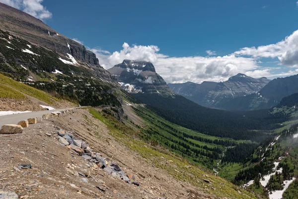 Hermosa Vista Del Parque Nacional Glaciar Pertenecen Carretera Del Sol — Foto de Stock