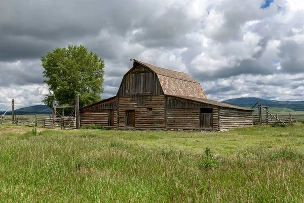 Historic Moulton Barn Grand Teton National Park Wyoming Usa — Stock Photo, Image