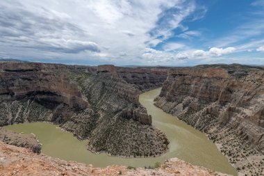 Bighorn Kanyon Ulusal rekreasyon alanı Wyoming ve Montana, ABD